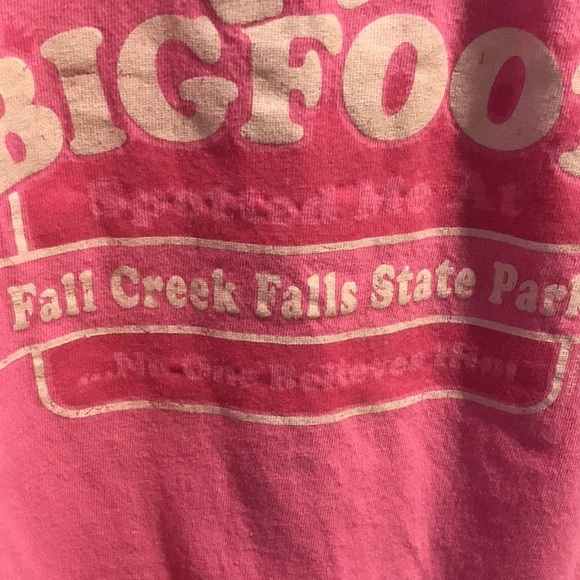 Bigfoot Spotted me at Falls Creek Falls State Park destination shirt Sz XL youth - Picture 4 of 5